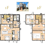 コンパクトながら住みやすい家 3LDK ウォークインクローゼット付き(間取)