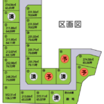 【分譲地】レーブシティ川部（第二期）田舎館村川部中西田 残り15区画